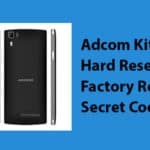 Adcom KitKat A54 Hard Reset,Factory Reset, Secret Codes
