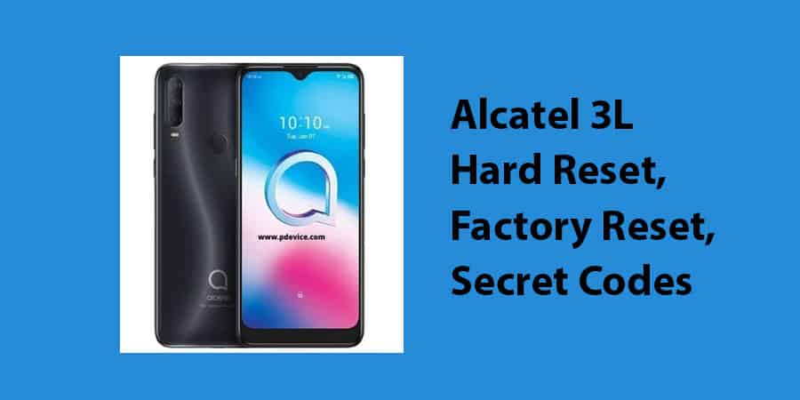 Alcatel 3L Hard Reset