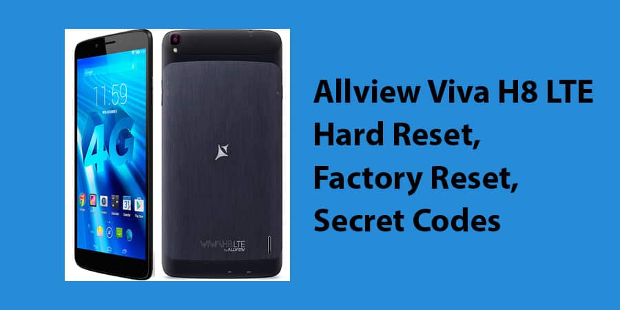 Allview Viva H8 LTE Hard Reset