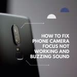 How to fix a Xiaomi Redmi 9A Sport camera focus or making a buzzing sound